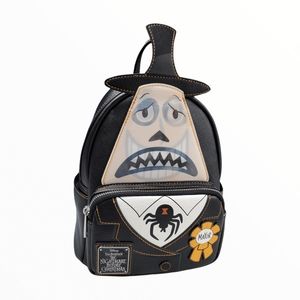 Mayor Loungefly mini backpack NWT. Lenticular face. Nightmare Before Christmas.